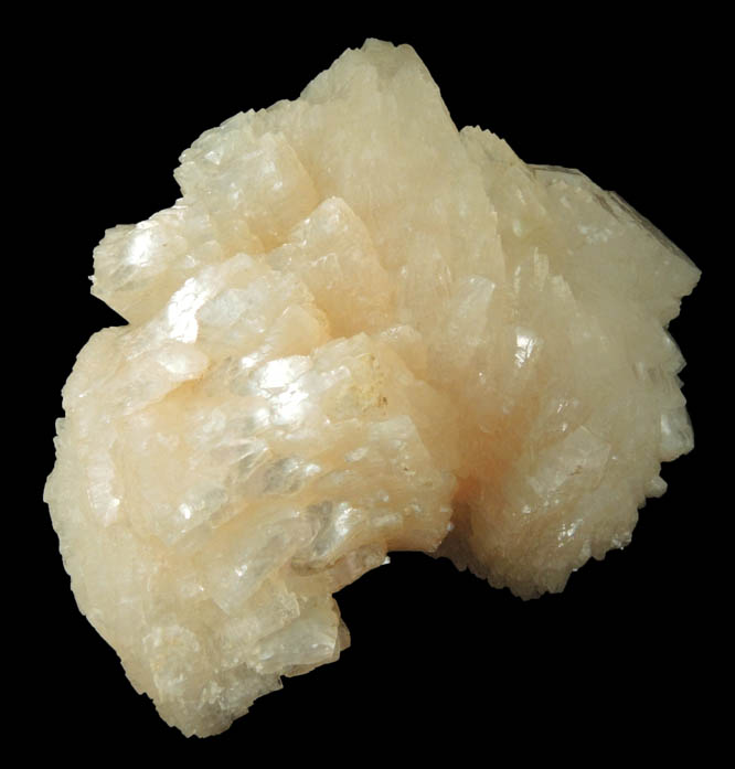 Heulandite from New Street Quarry, Paterson, Passaic County, New Jersey