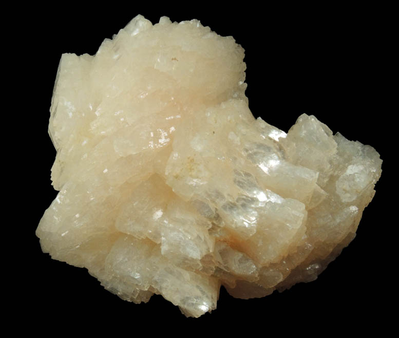 Heulandite from New Street Quarry, Paterson, Passaic County, New Jersey