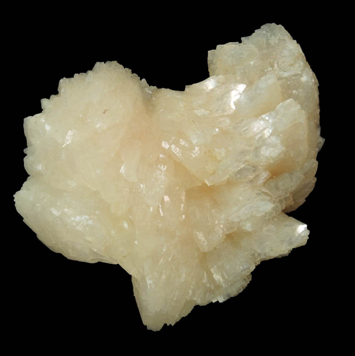 Heulandite from New Street Quarry, Paterson, Passaic County, New Jersey