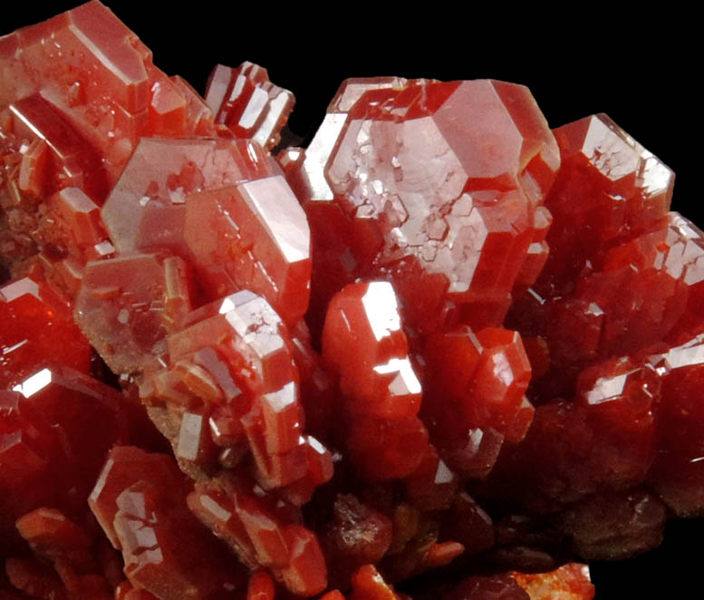 Vanadinite from Mibladen, Haute Moulouya Basin, Zeida-Aouli-Mibladen belt, Midelt Province, Morocco