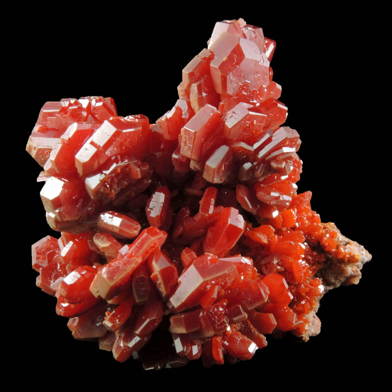 Vanadinite from Mibladen, Haute Moulouya Basin, Zeida-Aouli-Mibladen belt, Midelt Province, Morocco