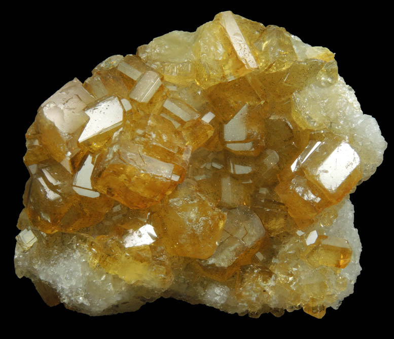 Barite on Quartz from Xiefang Mine, Ruijin, Jiangxi, China