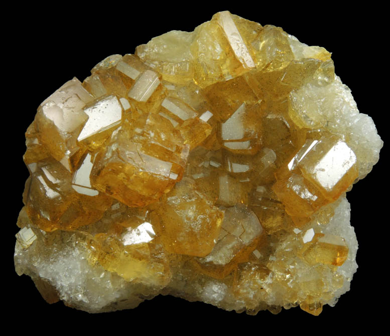 Barite on Quartz from Xiefang Mine, Ruijin, Jiangxi, China