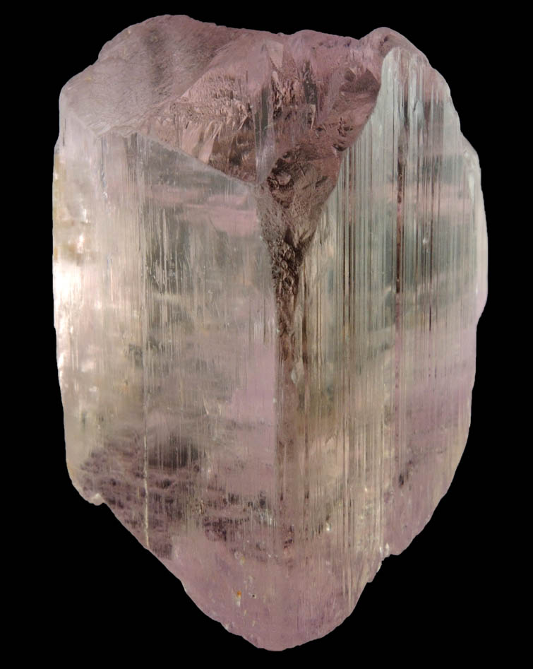 Spodumene var. Kunzite (twinned crystal) from Mawi Pegmatite, Nuristan Province, Afghanistan