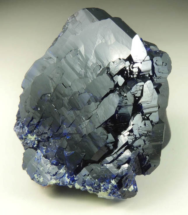 Azurite with minor Dickite from Milpillas Mine, Cuitaca, Sonora, Mexico