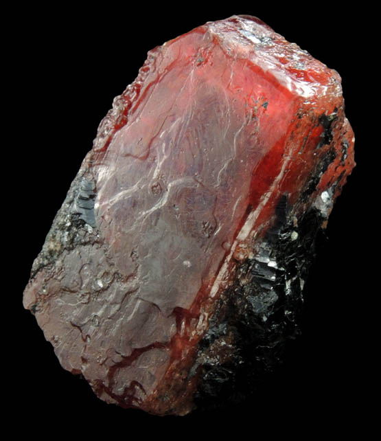 Rhodonite with Galena from Broken Hill, New South Wales, Australia