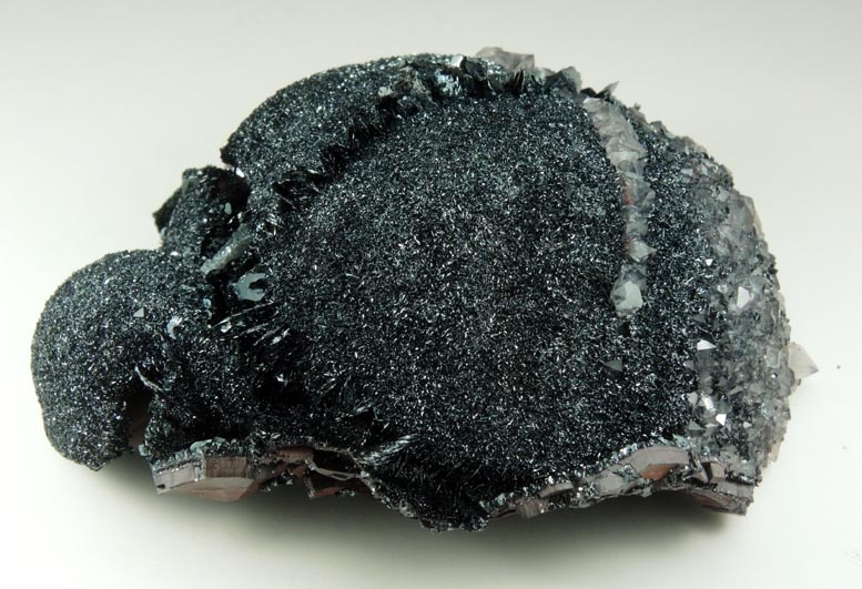 Hematite var. Specular Hematite with Quartz from Beckermet Mine, Egremont, Cumbria, England