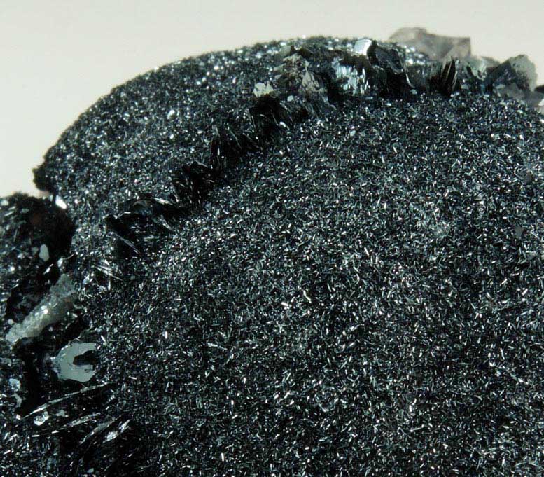 Hematite var. Specular Hematite with Quartz from Beckermet Mine, Egremont, Cumbria, England