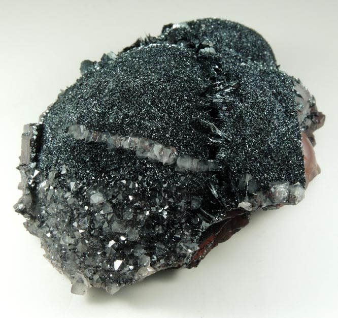 Hematite var. Specular Hematite with Quartz from Beckermet Mine, Egremont, Cumbria, England