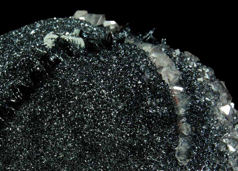 Hematite var. Specular Hematite with Quartz from Beckermet Mine, Egremont, Cumbria, England