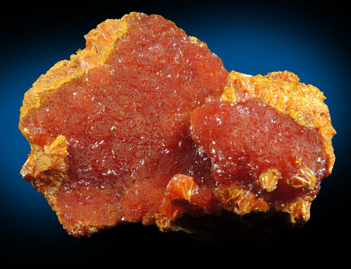 Orpiment from El'brusskiy Mine, 35 km NE of Mount Elbrus, Kabardino-Balkarian Republic, Russia