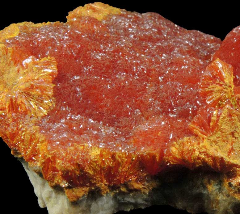 Orpiment from El'brusskiy Mine, 35 km NE of Mount Elbrus, Kabardino-Balkarian Republic, Russia