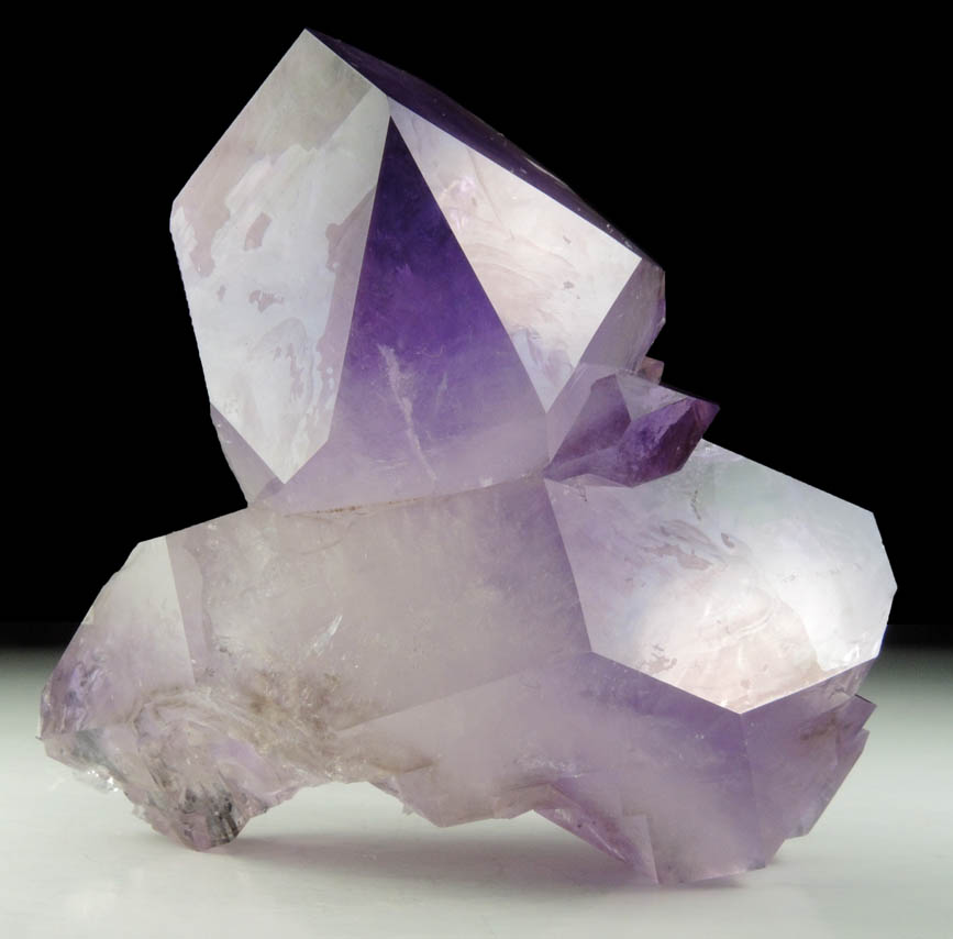 Quartz var. Amethyst Quartz from Jackson's Crossroads, Wilkes County, Georgia