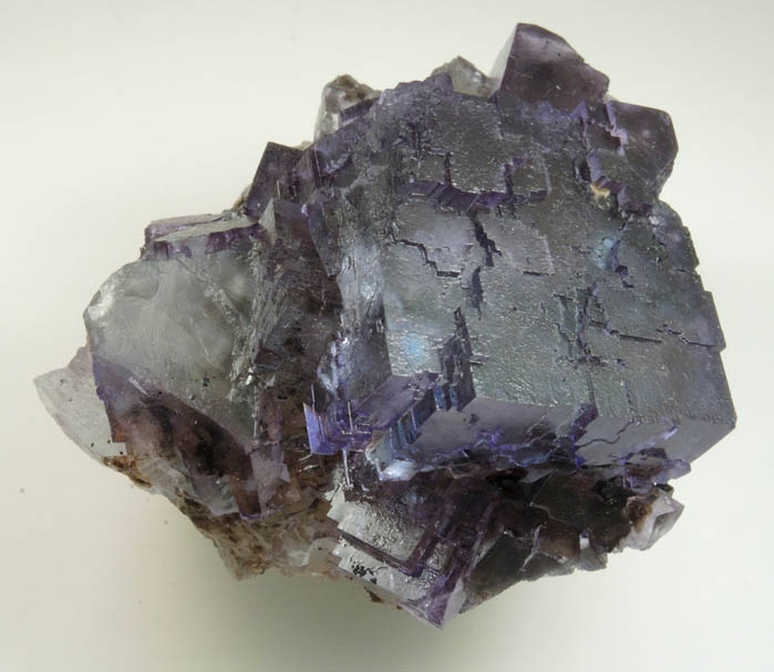 Fluorite with minor Sphalerite from Minerva No. 1 Mine, Cave-in-Rock District, Hardin County, Illinois