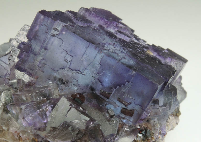 Fluorite with minor Sphalerite from Minerva No. 1 Mine, Cave-in-Rock District, Hardin County, Illinois