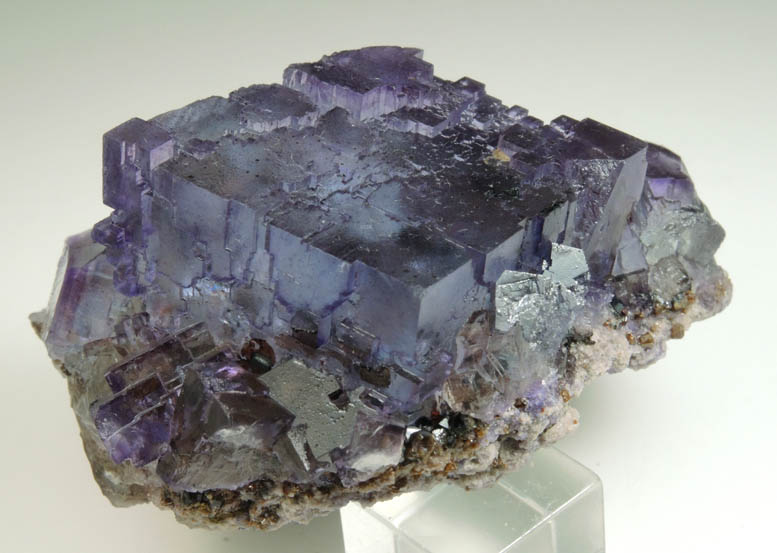 Fluorite with minor Sphalerite from Minerva No. 1 Mine, Cave-in-Rock District, Hardin County, Illinois