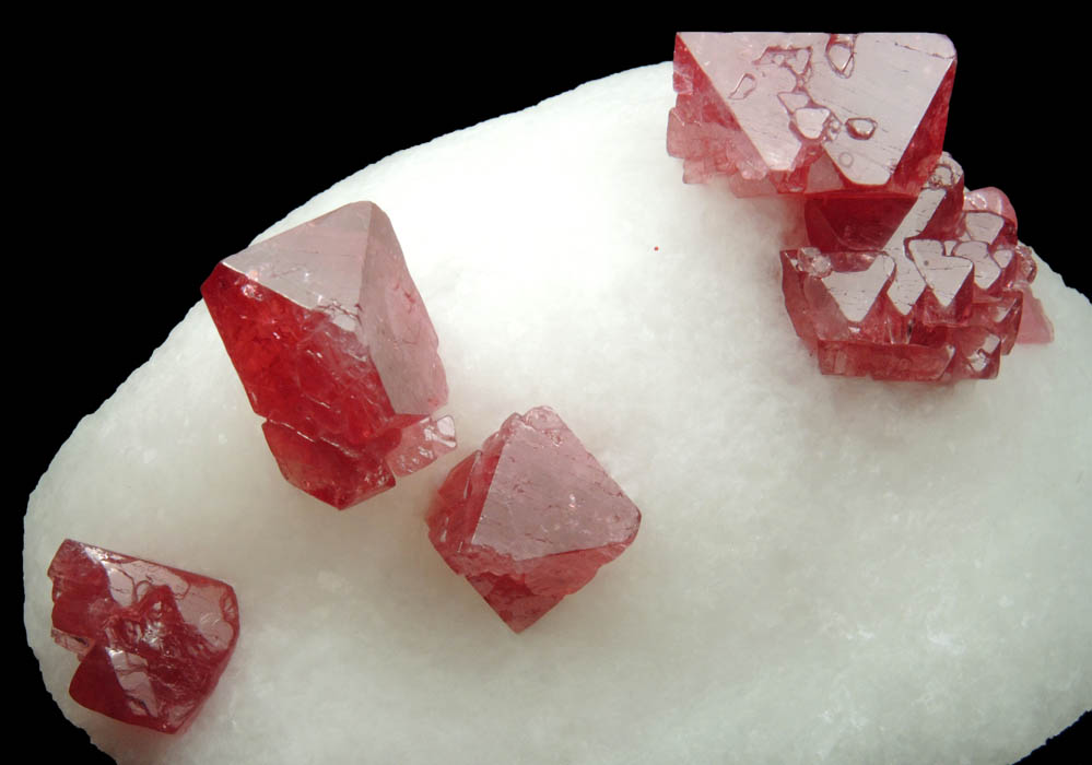 Spinel in marble from Cong Troi Mine, An Phu, Luc Yen, Yenbai Province, Vietnam