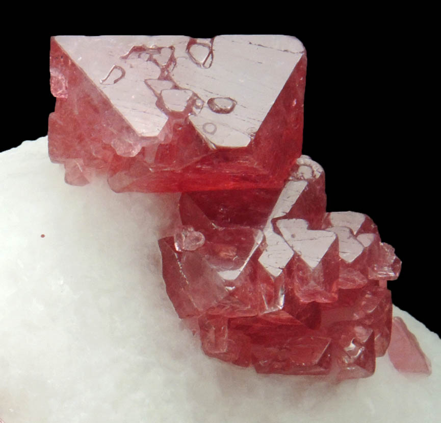 Spinel in marble from Cong Troi Mine, An Phu, Luc Yen, Yenbai Province, Vietnam