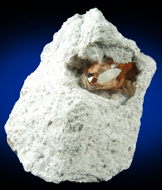 Topaz in rhyolite from Cubical #2 Claim, Topaz Mountain, Thomas Range, Juab County, Utah