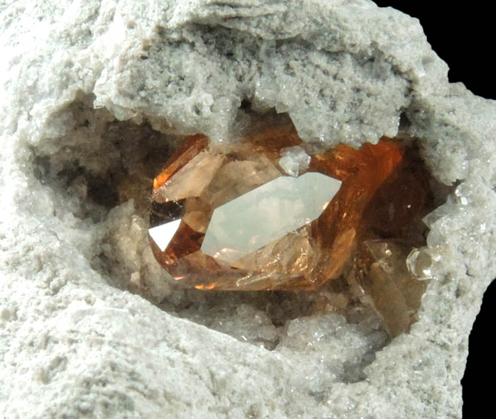 Topaz in rhyolite from Cubical #2 Claim, Topaz Mountain, Thomas Range, Juab County, Utah