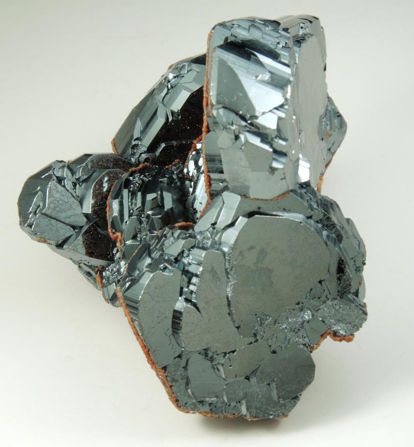 Hematite with Andradite Garnet from N'Chwaning II Mine, Kalahari Manganese Field, Northern Cape Province, South Africa