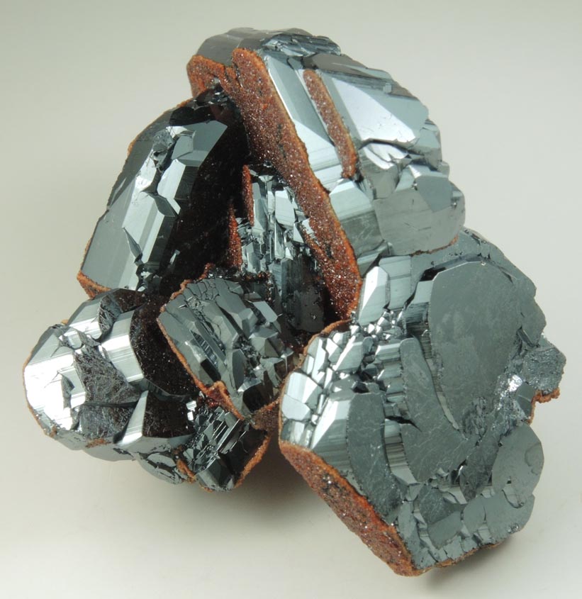 Hematite with Andradite Garnet from N'Chwaning II Mine, Kalahari Manganese Field, Northern Cape Province, South Africa