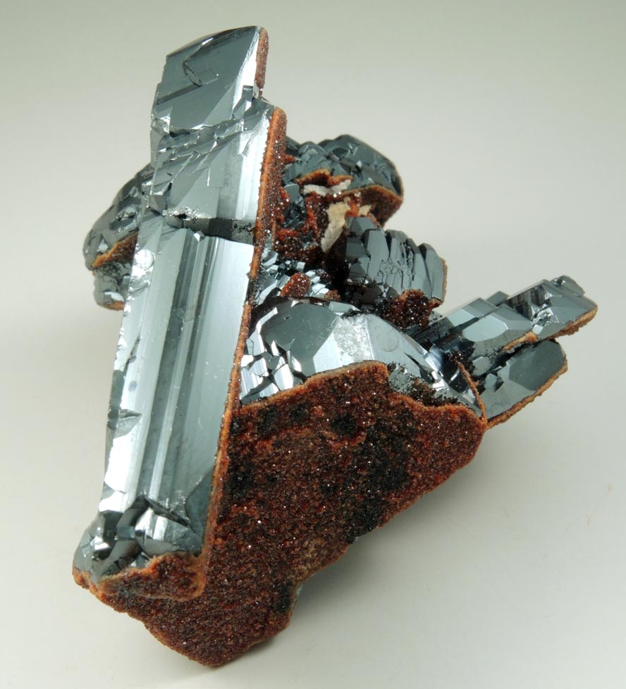 Hematite with Andradite Garnet from N'Chwaning II Mine, Kalahari Manganese Field, Northern Cape Province, South Africa