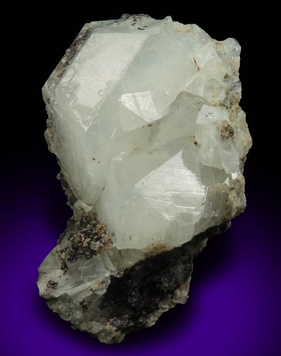 Apophyllite with Hematite-Chamosite from Prospect Park Quarry, Prospect Park, Passaic County, New Jersey