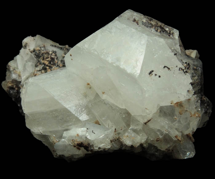 Apophyllite with Hematite-Chamosite from Prospect Park Quarry, Prospect Park, Passaic County, New Jersey