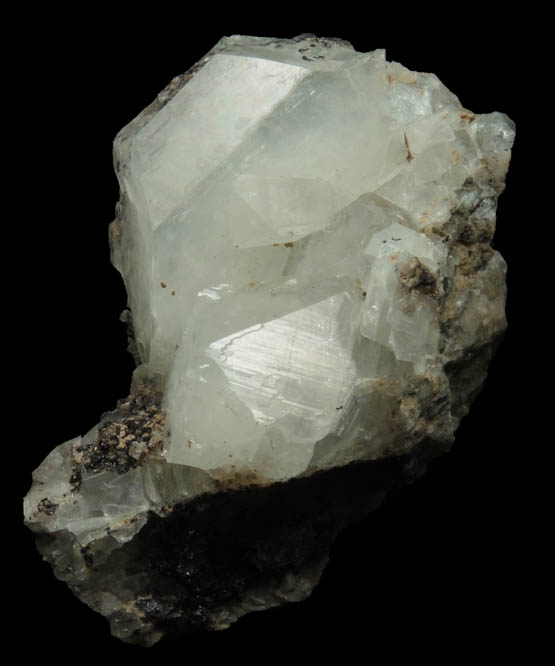 Apophyllite with Hematite-Chamosite from Prospect Park Quarry, Prospect Park, Passaic County, New Jersey