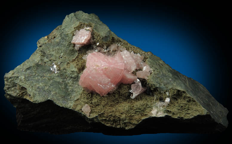 Rhodochrosite with minor Pyrite from Santa Eulalia District, Aquiles Serdn, Chihuahua, Mexico