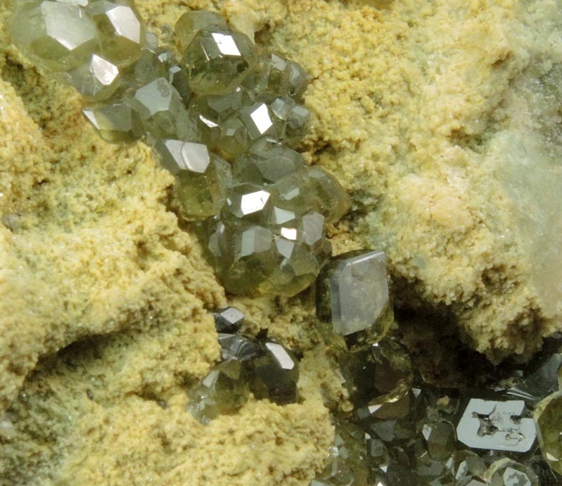 Andradite var. Demantoid Garnet from Antetezambato, Ambanja, Antsiranana Province, Madagascar