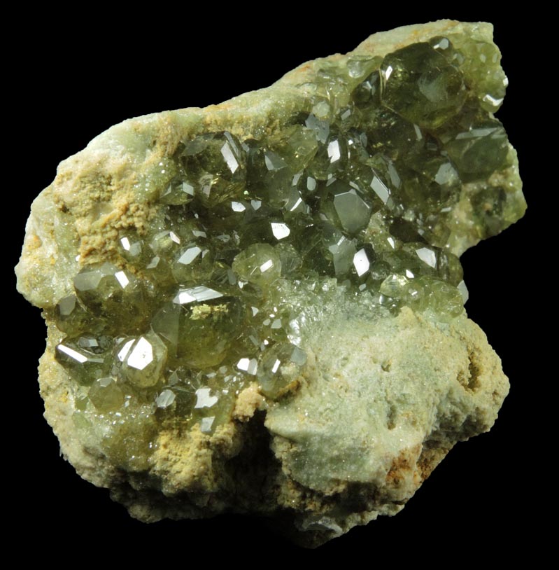 Andradite var. Demantoid Garnet from Antetezambato, Ambanja, Antsiranana Province, Madagascar