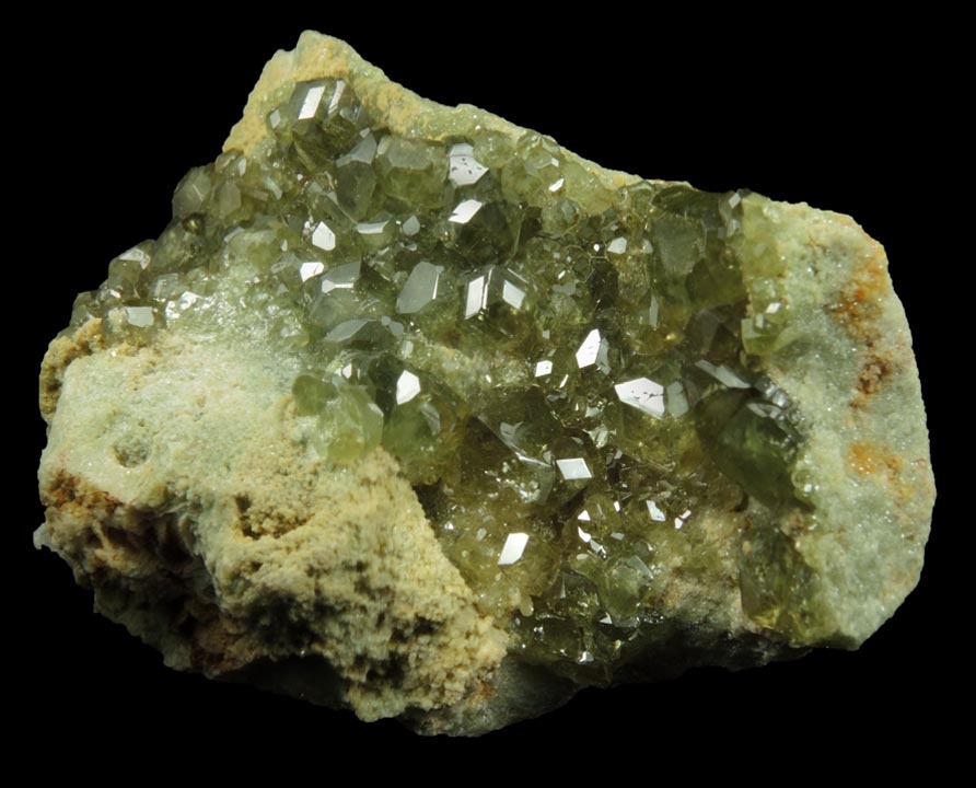 Andradite var. Demantoid Garnet from Antetezambato, Ambanja, Antsiranana Province, Madagascar