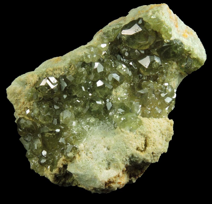 Andradite var. Demantoid Garnet from Antetezambato, Ambanja, Antsiranana Province, Madagascar