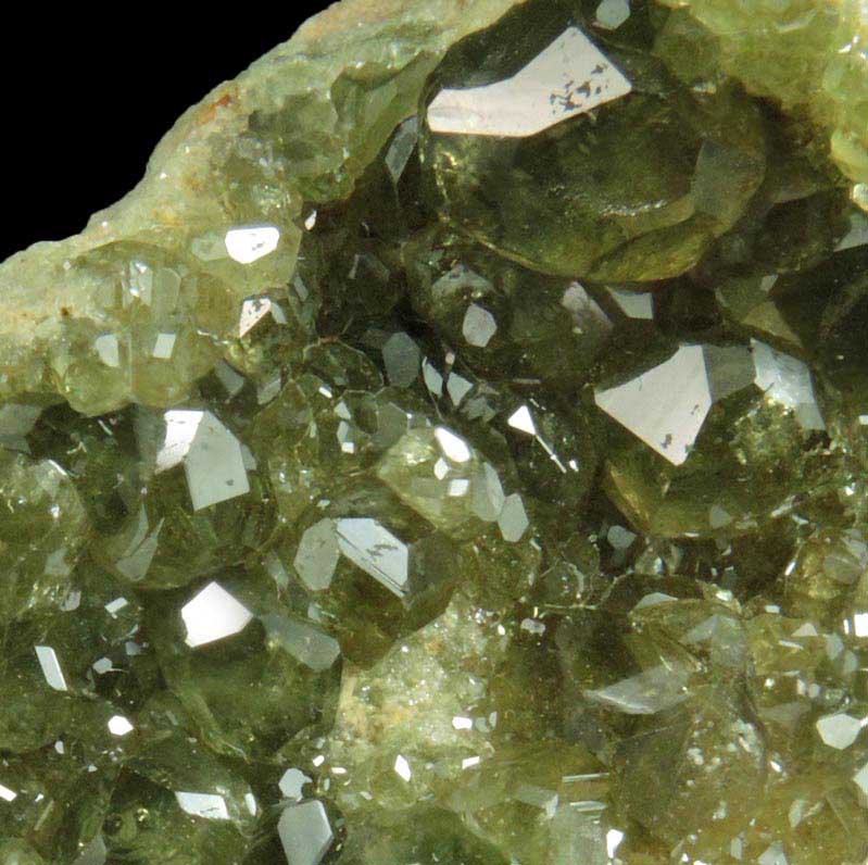 Andradite var. Demantoid Garnet from Antetezambato, Ambanja, Antsiranana Province, Madagascar