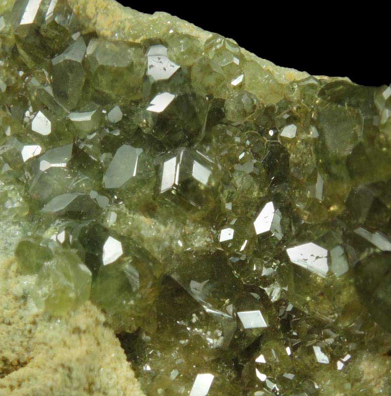 Andradite var. Demantoid Garnet from Antetezambato, Ambanja, Antsiranana Province, Madagascar