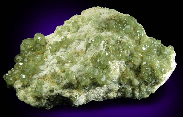 Andradite var. Demantoid Garnet from Antetezambato, Ambanja, Antsiranana Province, Madagascar