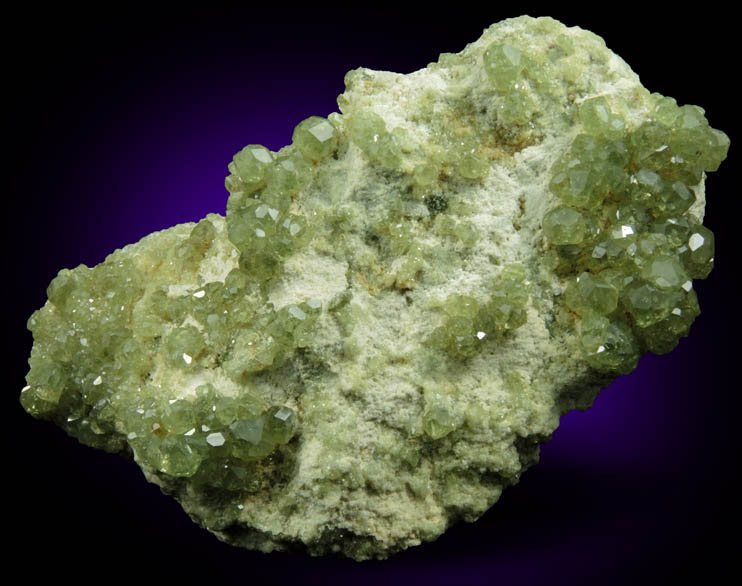 Andradite var. Demantoid Garnet from Antetezambato, Ambanja, Antsiranana Province, Madagascar