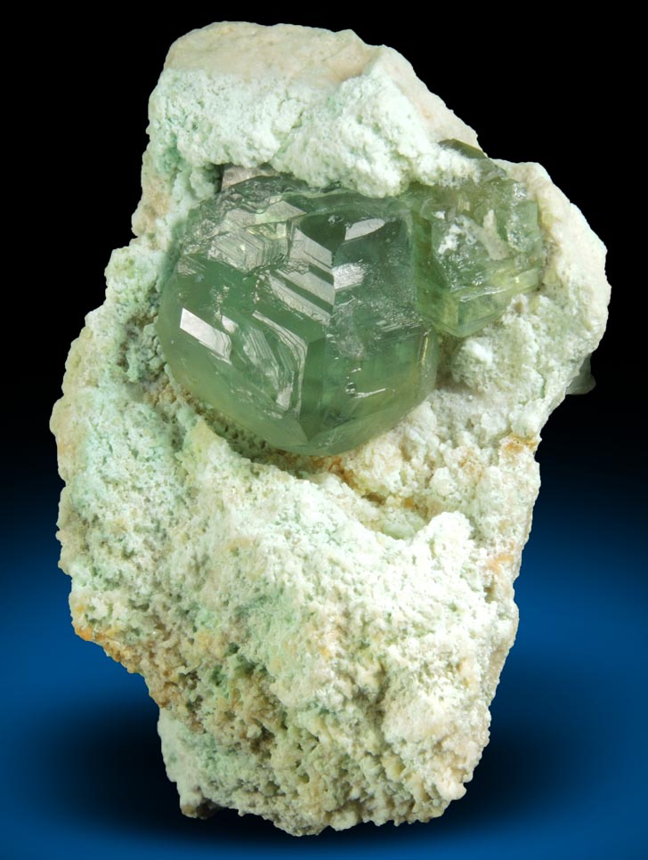 Andradite var. Demantoid Garnet from Green Dragon Mine, Tubussis Farm 22, Erongo Region, Namibia