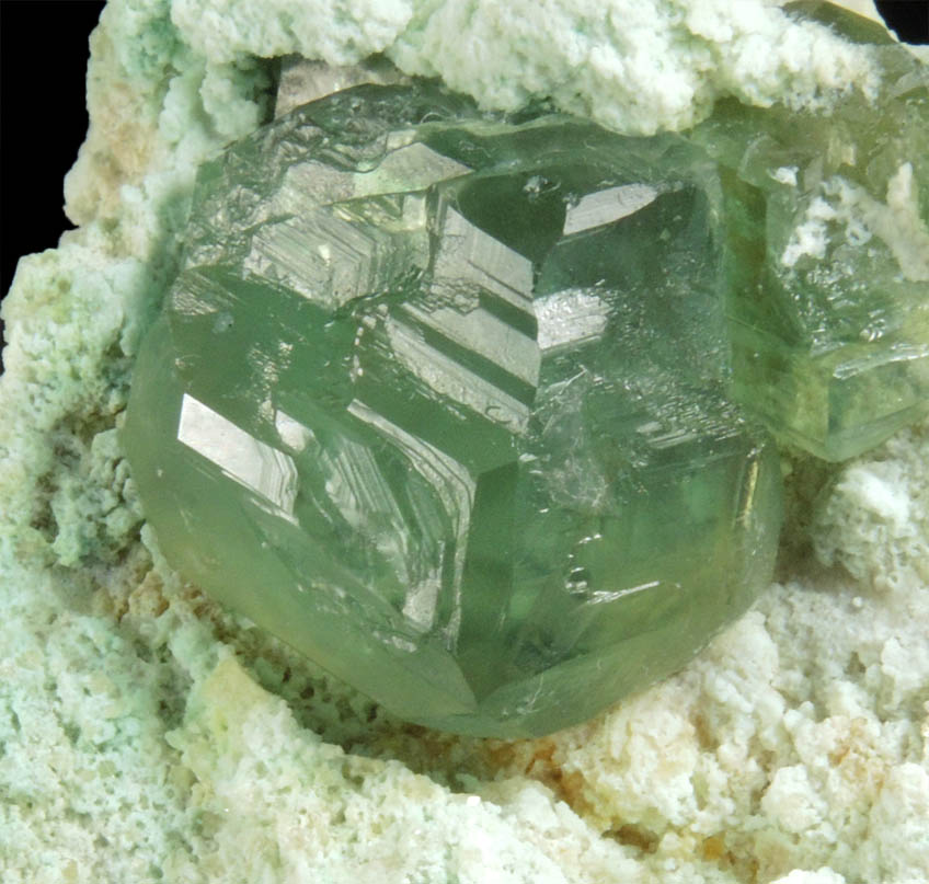 Andradite var. Demantoid Garnet from Green Dragon Mine, Tubussis Farm 22, Erongo Region, Namibia