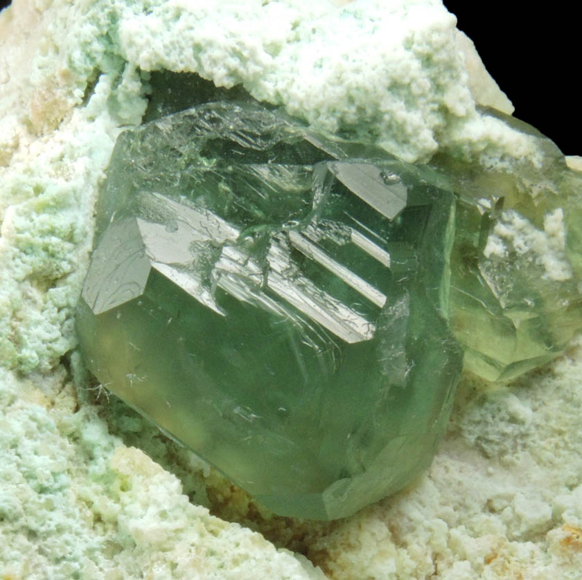 Andradite var. Demantoid Garnet from Green Dragon Mine, Tubussis Farm 22, Erongo Region, Namibia