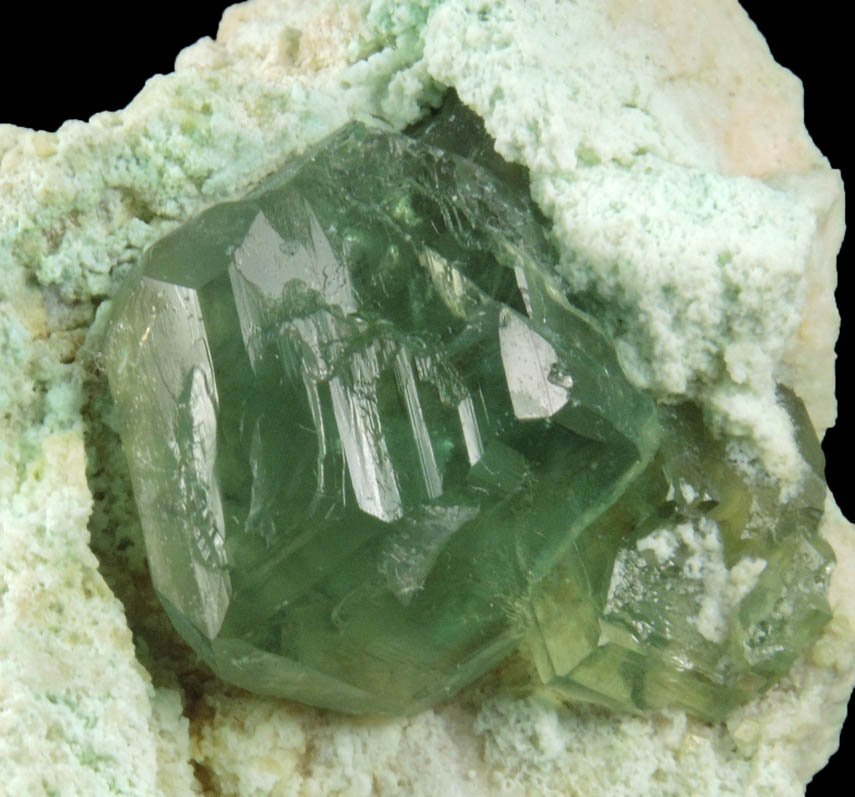 Andradite var. Demantoid Garnet from Green Dragon Mine, Tubussis Farm 22, Erongo Region, Namibia