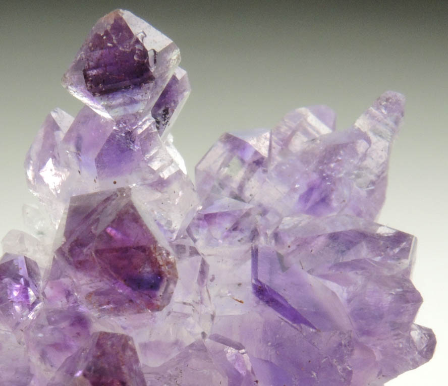 Quartz var. Amethyst Quartz (scepter-shaped crystals) from Karur, Tamil Nadu, India