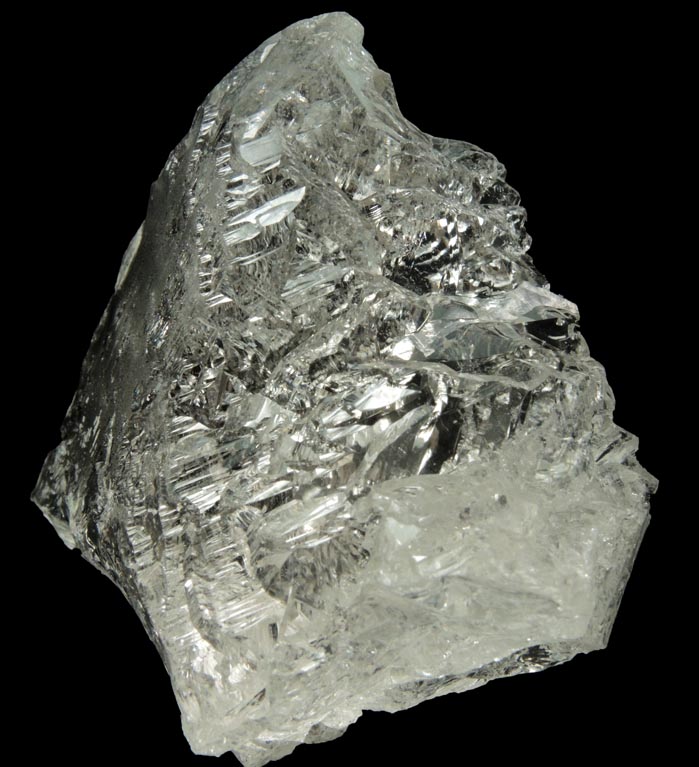 Quartz (complexly etched crystal) from Arondu, Basha Valley, Baltistan, Gilgit-Baltistan, Pakistan