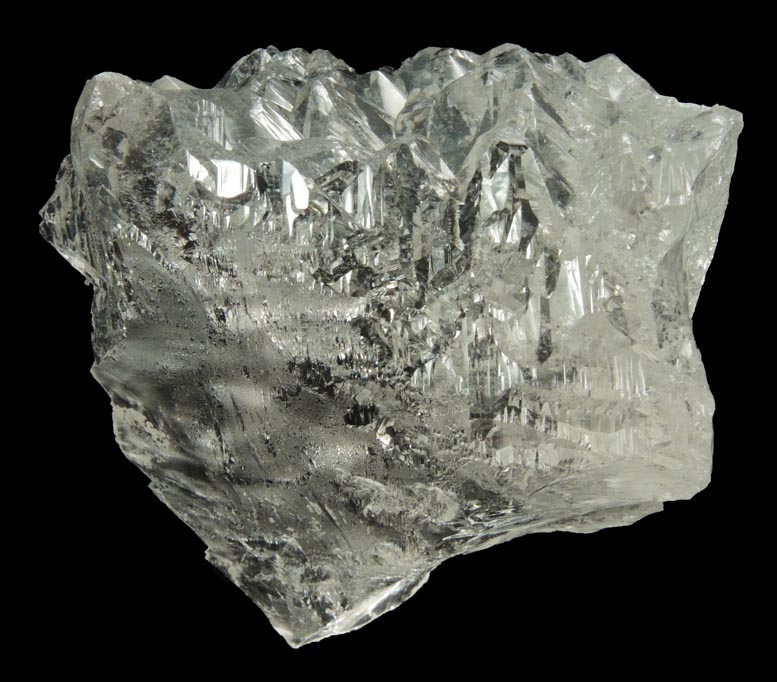 Quartz (complexly etched crystal) from Arondu, Basha Valley, Baltistan, Gilgit-Baltistan, Pakistan