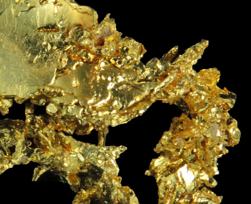 Gold from Red Ledge Mine, Washington District, Nevada County, California