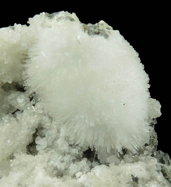 Natrolite over Apophyllite from Millington Quarry, Bernards Township, Somerset County, New Jersey