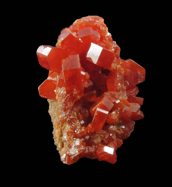 Vanadinite from Mibladen, Haute Moulouya Basin, Zeida-Aouli-Mibladen belt, Midelt Province, Morocco