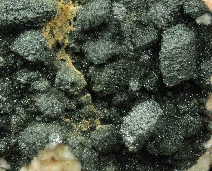 Albite (Pericline Habit) with Chlorite coating from Blue Stone Quarry, Acushnet, Bristol County, Massachusetts